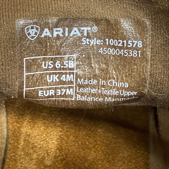 ARIAT Cruiser Serape Suede Fringe 6.5 Chukka Ankle Boot - Picture 10 of 11